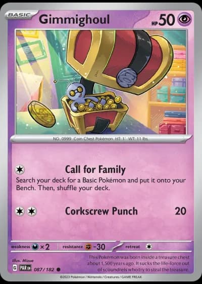 Gimmighoul #087/182 — Paradox Rift