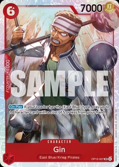 Gin (OP15-007) — Adventure on Kami's Island (OP15-EB04)