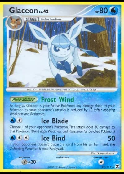 Glaceon #41/111 — L'Ascesa dei Rivali