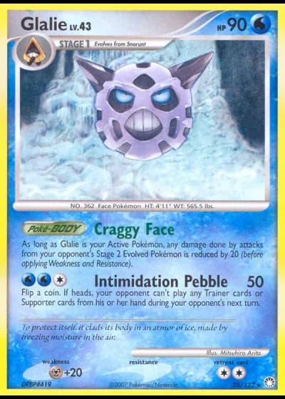 Glalie #25/123 — Mysterious Treasures