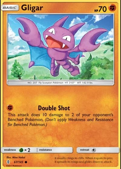 Gligar #67/145 — Guardians Rising