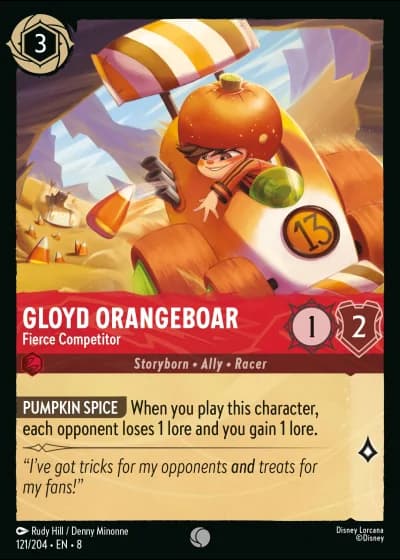 Gloyd Orangeboar - Fierce Competitor #121/204 — Reign of Jafar