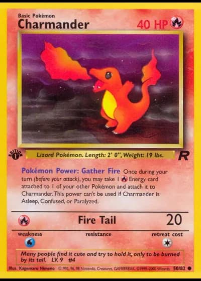 Glumanda #50/82 — Team Rocket