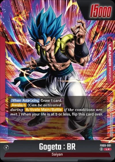 Gogeta : BR (Alternative Art) FB09-001 — Dual Evolution (FB09)