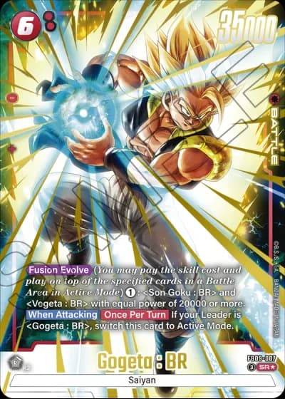 Gogeta : BR (Alternative Art) FB09-007 — Dual Evolution (FB09)