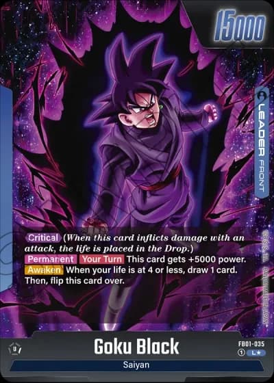 Goku Black (Alternative Art) FB01-035 — Awakened Pulse (FB01)