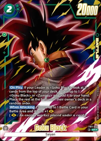 Goku Black (Alternative Art) FB11-054 — Brightness of Hope (FB11)