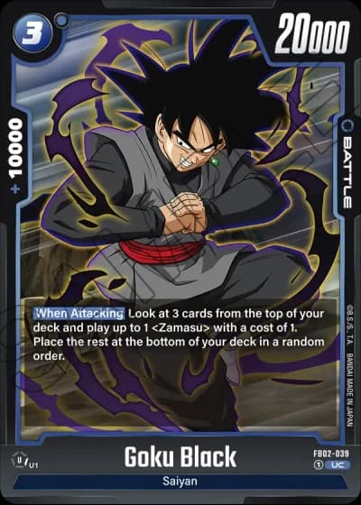 Goku Black FB02-039 — Blazing Aura (FB02)