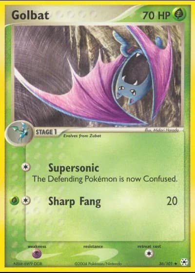 Golbat #36/101 — Hidden Legends