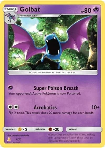 Golbat #6/30 — SM trainer Kit (Alolan Raichu)