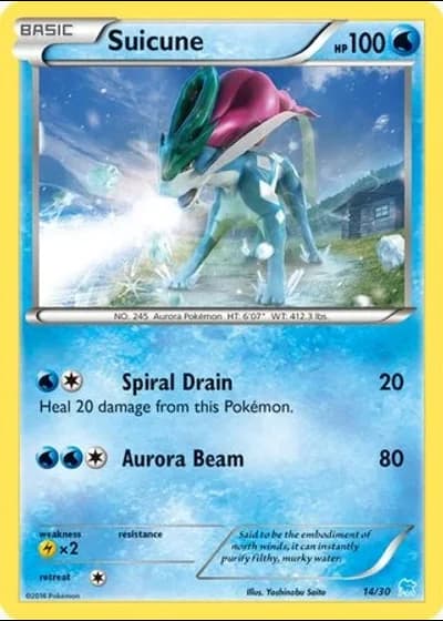 Goldeen #13/30 — XY trainer Kit (Suicune)