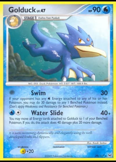 Golduck #29/127 — Platino