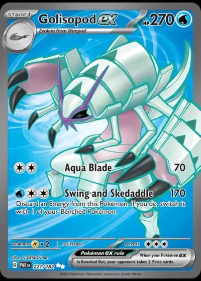 Golisopod ex #221/182 — Paradox Rift