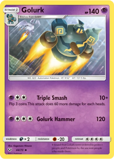Golurk #44/73 — Shining Legends