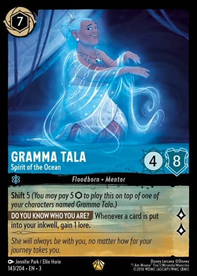 Gramma Tala - Spirit of the Ocean #143/204 — Into the Inklands
