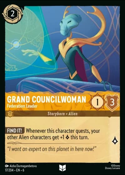 Grand Councilwoman - Federation Leader #17/204 — Azurite Sea