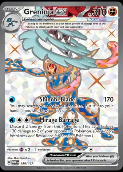 Greninja ex #198/167 — Twilight Masquerade