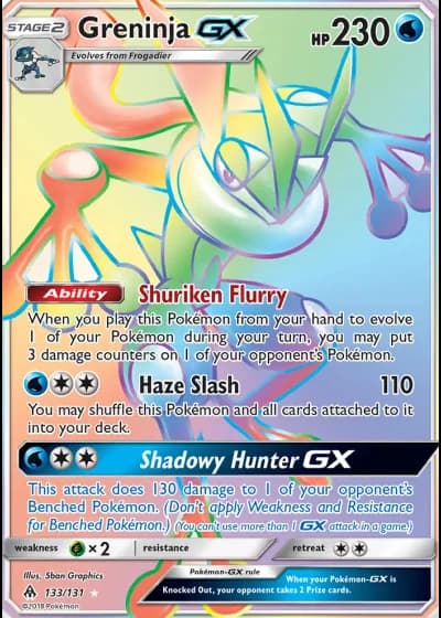 Greninja GX #133/131 — Forbidden Light