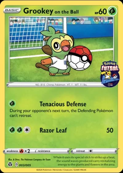 Grookey on the Ball #3/5 — Pokémon Futsal 2020