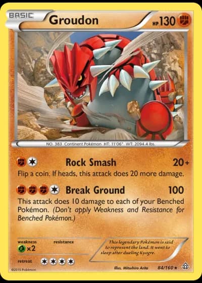 Groudon #84/160 — Primal Clash