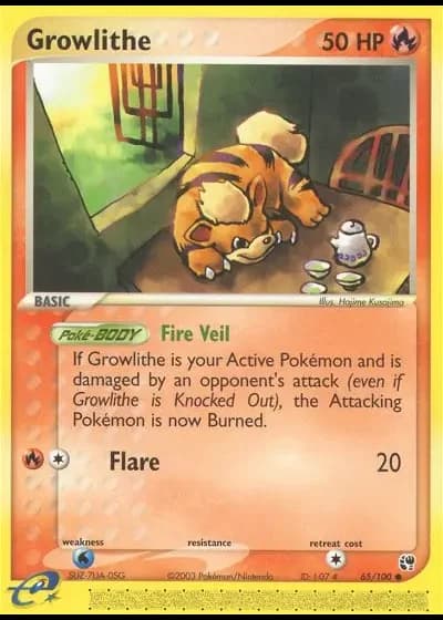 Growlithe #65/100 — Sandstorm