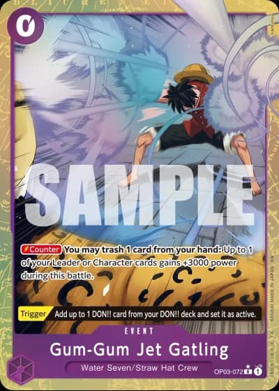 Gum-Gum Jet Gatling (OP03-072) (Alternative Art) — One Piece Card The Best Vol.2(PRB02)