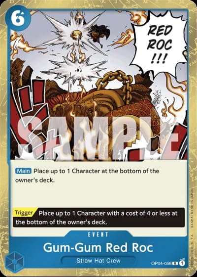Gum-Gum Red Roc (OP04-056) (Reprint) — One Piece The Best (PRB01)