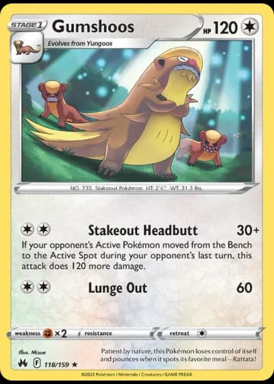 Gumshoos #118/159 — Crown Zenith