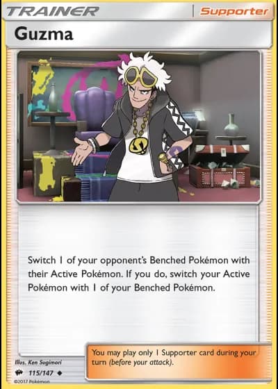 Guzma (Regional Championships) #115/147 — Burning Shadows