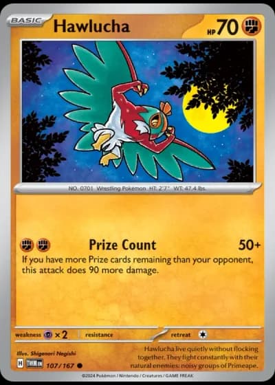 Hawlucha #107/167 — Twilight Masquerade