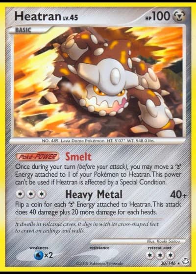 Heatran (Regional Championships 2008-09 Staff) #30/146 — Legends Awakened