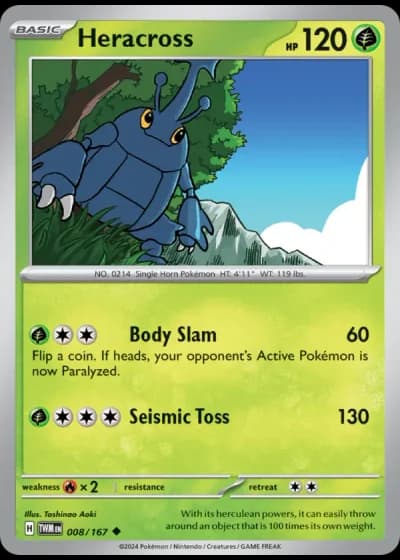 Heracross #008/167 — Twilight Masquerade