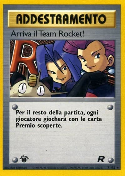 Here Comes Team Rocket! (1ª Edizione) #71/82 — Team Rocket (1ª Edizione)