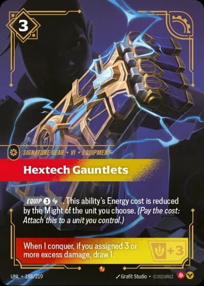 Hextech Gauntlets #188/308 — Unleashed