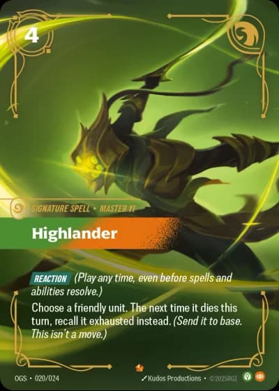 Highlander #020/24 — Proving Grounds