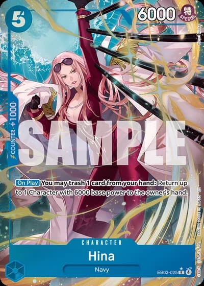 Hina (EB03-025) (Alternative Art) — ONE PIECE Heroines Edition (EB03)