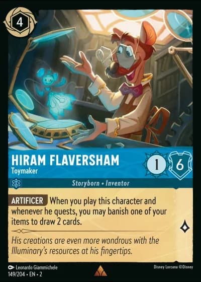 Hiram Flaversham - Toymaker #149/204 — Rise of the Floodborn