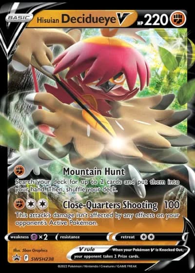 Hisuian Decidueye V SWSH238
