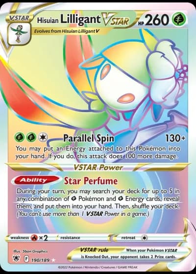 Hisuian Lilligant VSTAR #190/189 — Astral Radiance