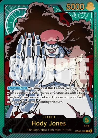 Hody Jones (OP06-020) (Special Rare) — Anime 25th Collection (EB02)