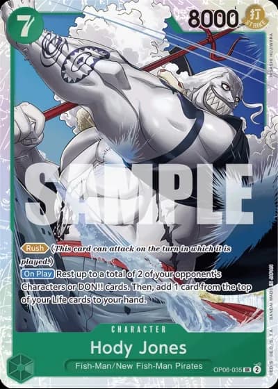 Hody Jones (OP06-035) (Reprint) — One Piece The Best (PRB01)