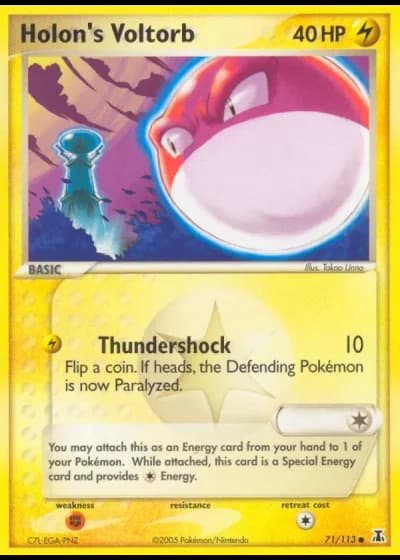 Holon's Voltorb #71/113 — Delta Species