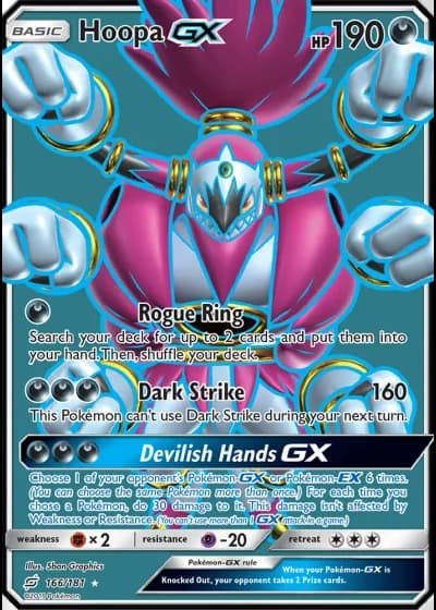 Hoopa GX #166/181 — Team Up