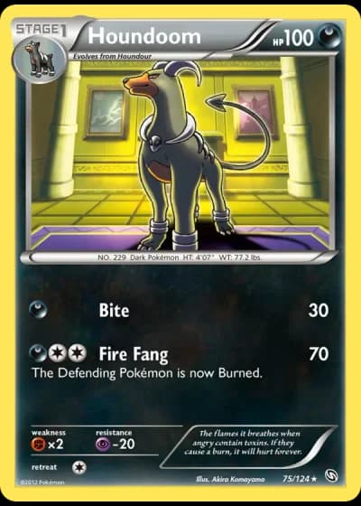Houndoom #75/124 — Dragons Exalted