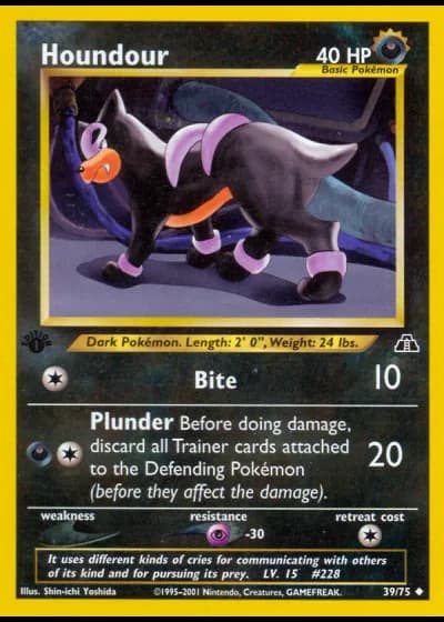 Houndour #39/75 — Neo Discovery