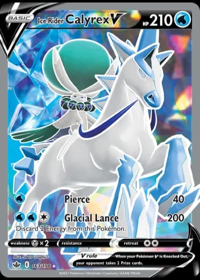 Ice Rider Calyrex V #163/198 — Chilling Reign