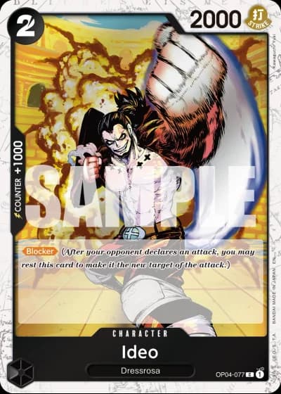 Ideo (OP04-077) (Pirate Foil) — One Piece Card The Best Vol.2(PRB02)