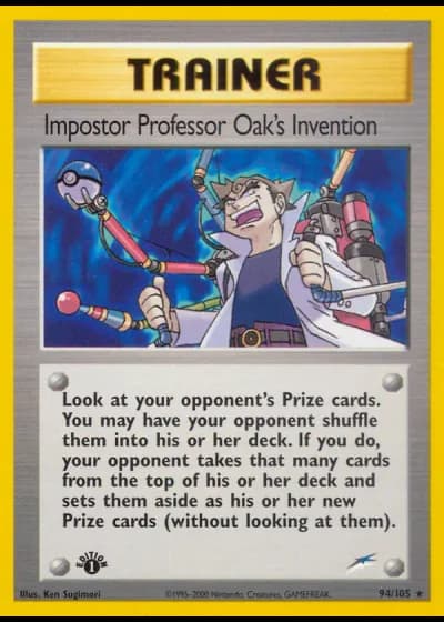 Impostor Professor Oak's Invention #94/105 — Neo Destiny