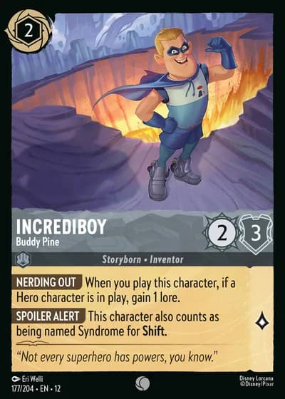 Incrediboy - Buddy Pine #177/257 — Wilds Unknown