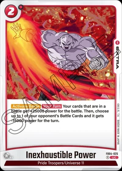Inexhaustible Power FB04-025 — Ultra Limit (FB04)